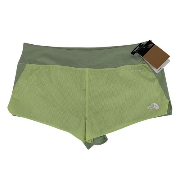 The North Face Summer Light 2.5" Shorts Astro Lime Mist Women XL NEW NF0A85YT - Picture 1 of 7